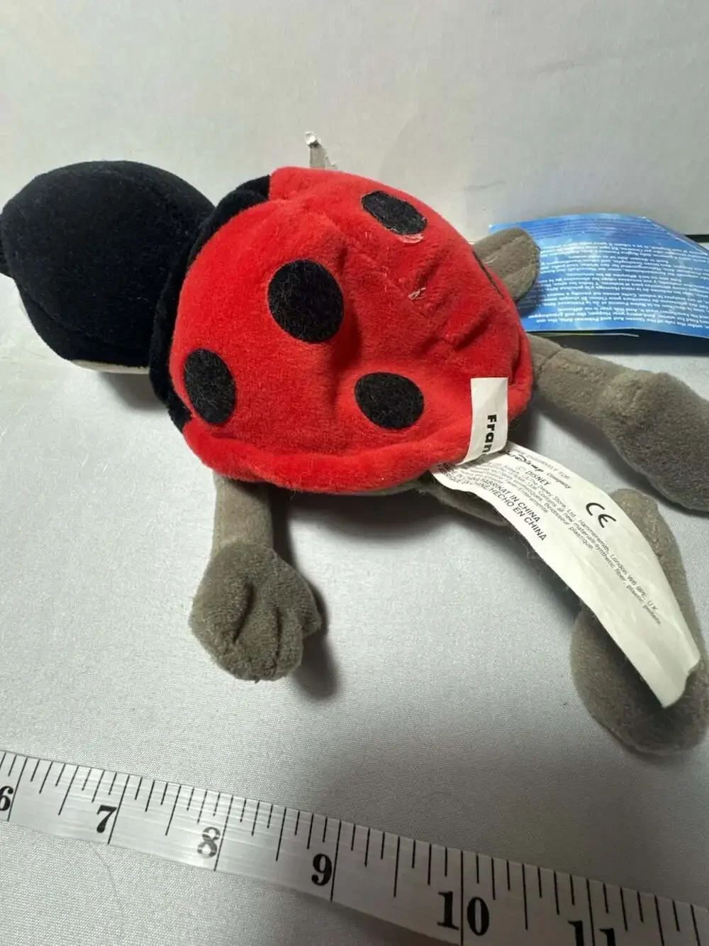 Disney A Bug's Life- Francis Bean Bag Plush RARE & RETIRED w/tags